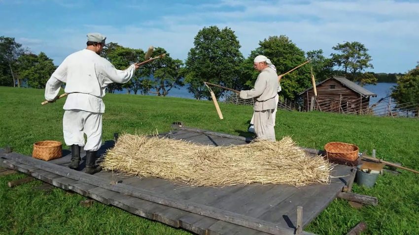Пословицы на тему "молотить"