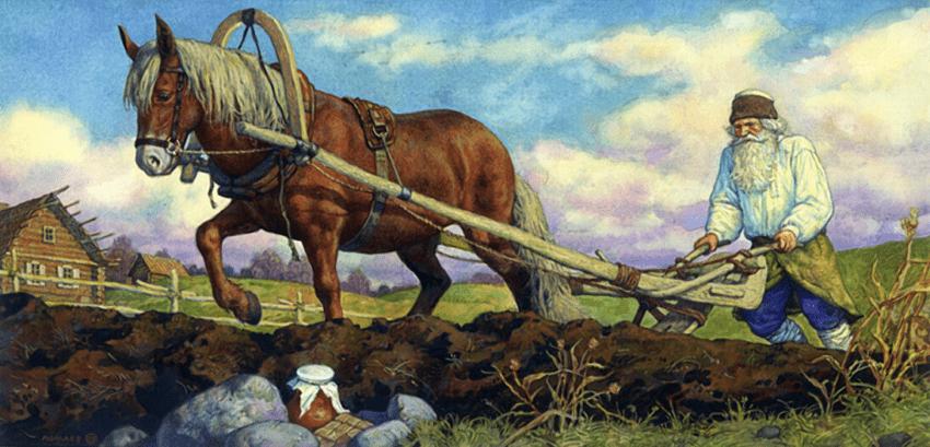 Пашут землю